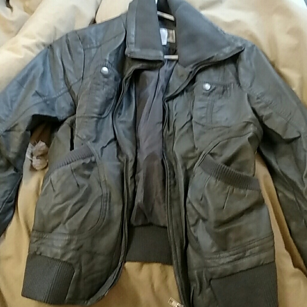 Pleather jacket
